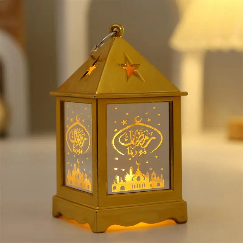 Middle Eastern Lantern Create A Festive Atmosphere Glowing Atmosphere Party Atmosphere Electronic Candle Multifunction Striking