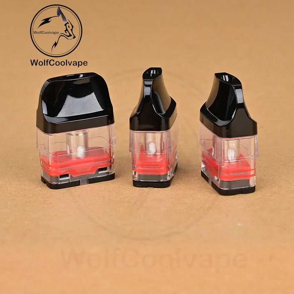 10Pcs Pod Empty Replacement Cartridge 2ml/3ml Top Fill 0.6/0.8ohm Mesh Coil for XROS V1/2/3/4/5 Nano/Mini/Cube Pods