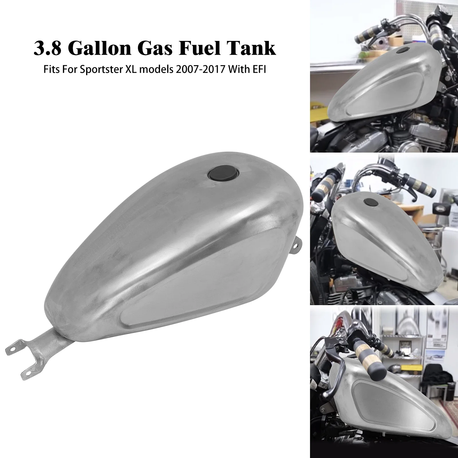 

Motorcycle Oil Fuel Tank 12.5L 3.3 Gallon Gas Fuel Tank Injection Tank For Harley Sportster S XL1200CX Roadster 2007-2017