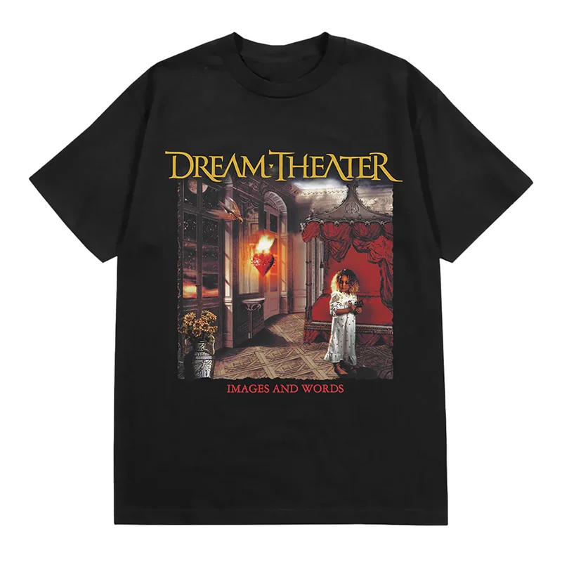 Camiseta Casual Unissex de Luxo da Banda Dream Theater - Metal Avant-garde Americano e Dark Rock - Top 2026