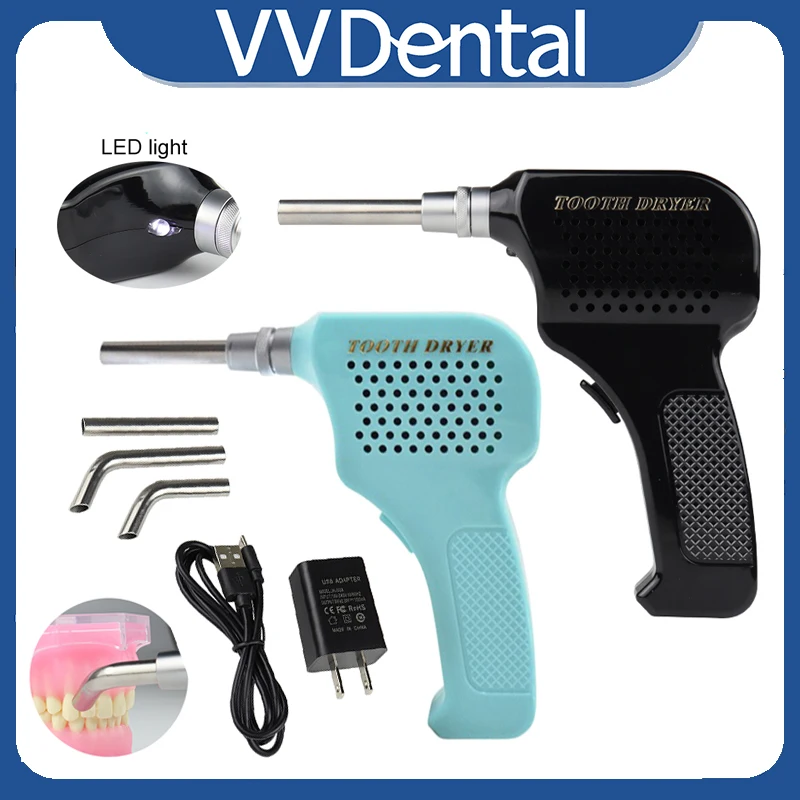 

VVDental Tooth Dryer Tooth Surface Orthodontic Dryer Air Teeth Dryer Drying Machine With Led light Dental Laboratory Equipment