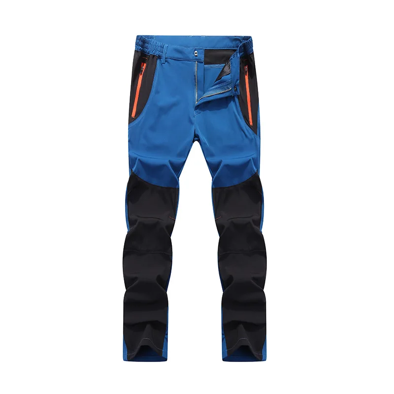 Men Summer Thin Elastic Quick Dry Hiking Trousers Wear-resistant Water Splash Proof UV Resistant For Camping Outdoor