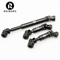 RhinoRC Tiny Stainless Steel Heavy-Duty Drive Shaft 55 to 73mm 105 to 145mm for 1/10 RC Car Crawler Axial SCX10 TRX4 Redcat Gen8