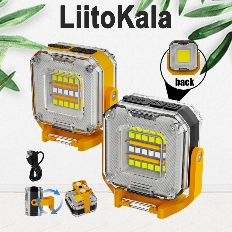 

LiitoKala LF-224 Portable Rechargeable Super Bright Mini Carrying Magnetic Worklight