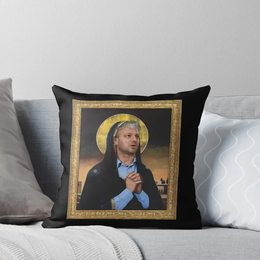 

Saint CHO - Brett Sutton Throw Pillow Embroidered Cushion Cover Cushion Child luxury decor pillow