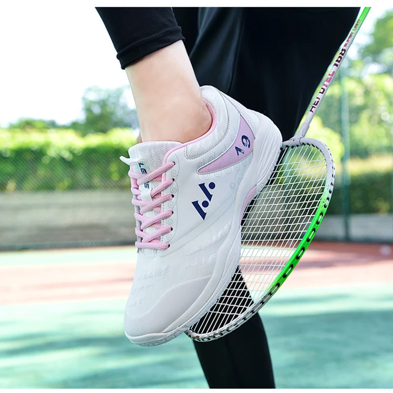 LEFUS 2024 High Quality Men Sneakers Badminton Shoes Light Black Breathable Female Outdoor Sports Training Women Athletics Sport