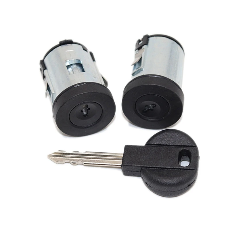 Car Door Lock Barrel Set Silver For Fiat Scudo Citroen Xantia Synergie Dispatch Jumpy 4162.C9 4162C9 9170.AY 4162.L0 4162.PA