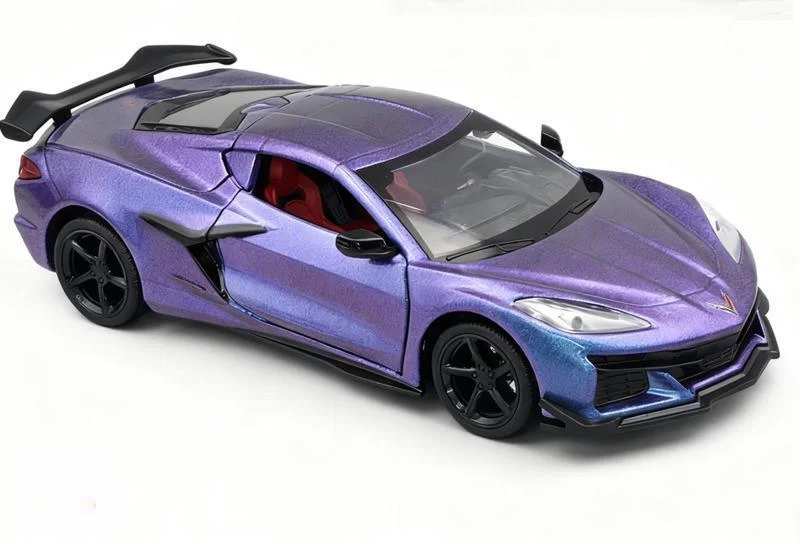 

1/24 New Arrival Special Price Diecast Metal American Classic Z06 Sports Car Model Furniture Display Collection Toys Children
