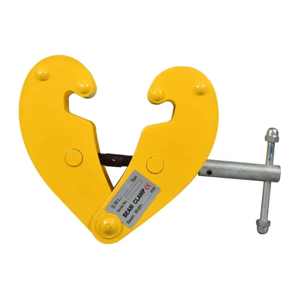 10 ton I-beam fixture lifting hook lifting steel plate adjustable width YC YS lockable tool