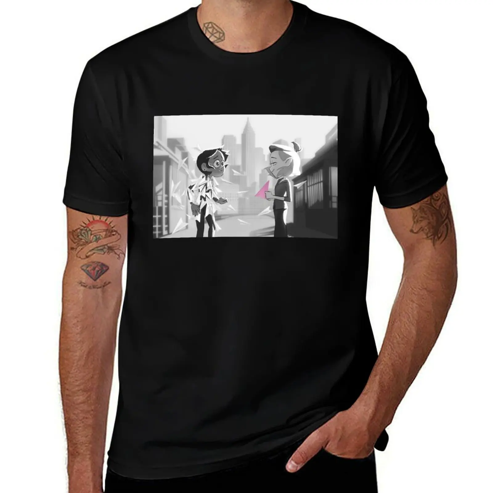 PaperOwl T-Shirt Dry Fit Athletic Short Sleeve Shirt