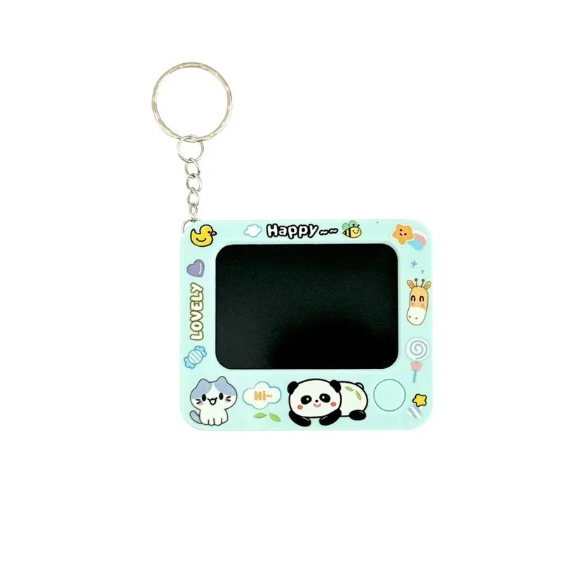 Creative Reusable Mini Doodle Drawing Board Small Writing Pad Doodle Sketch Lovely Backpack Keychain Small Painter Kids Toy