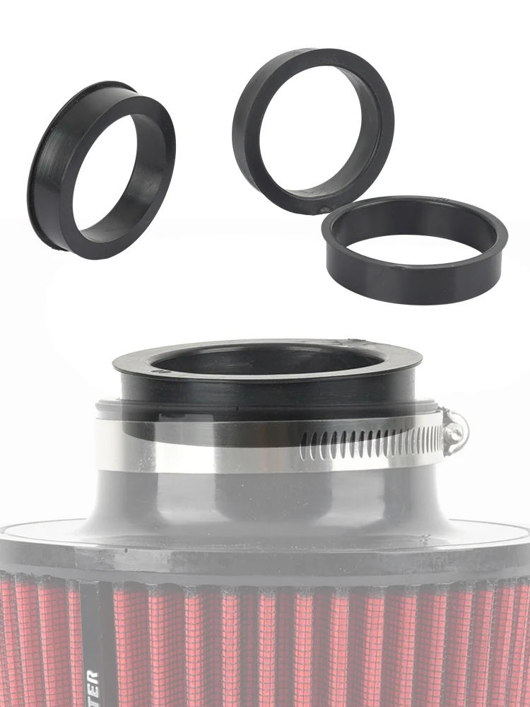 R-EP Reduzieradapter für 76 mm 3-Zoll-Kegel-Luftfilter 77 mm auf 70 mm 65 mm 60 mm Universal-Gummi-Reduzierring 3 Zoll auf 2,75 Zoll 2,5 Zoll – Detail 1