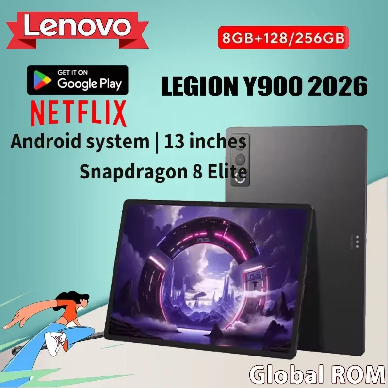 

Lenovo Legion Y900 13" 144Hz High Refresh Rate Tablet Snapdragon 8 Gen 3 for Movies & Games Android 16 Gaming Tablet 10200mAh