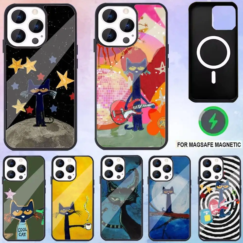 

A-Aphmau M-meow Anime Cats Case For iPhone 16,15,14,13,12,11,Pro,For Magsafe,Magnetic Wireless Case5G