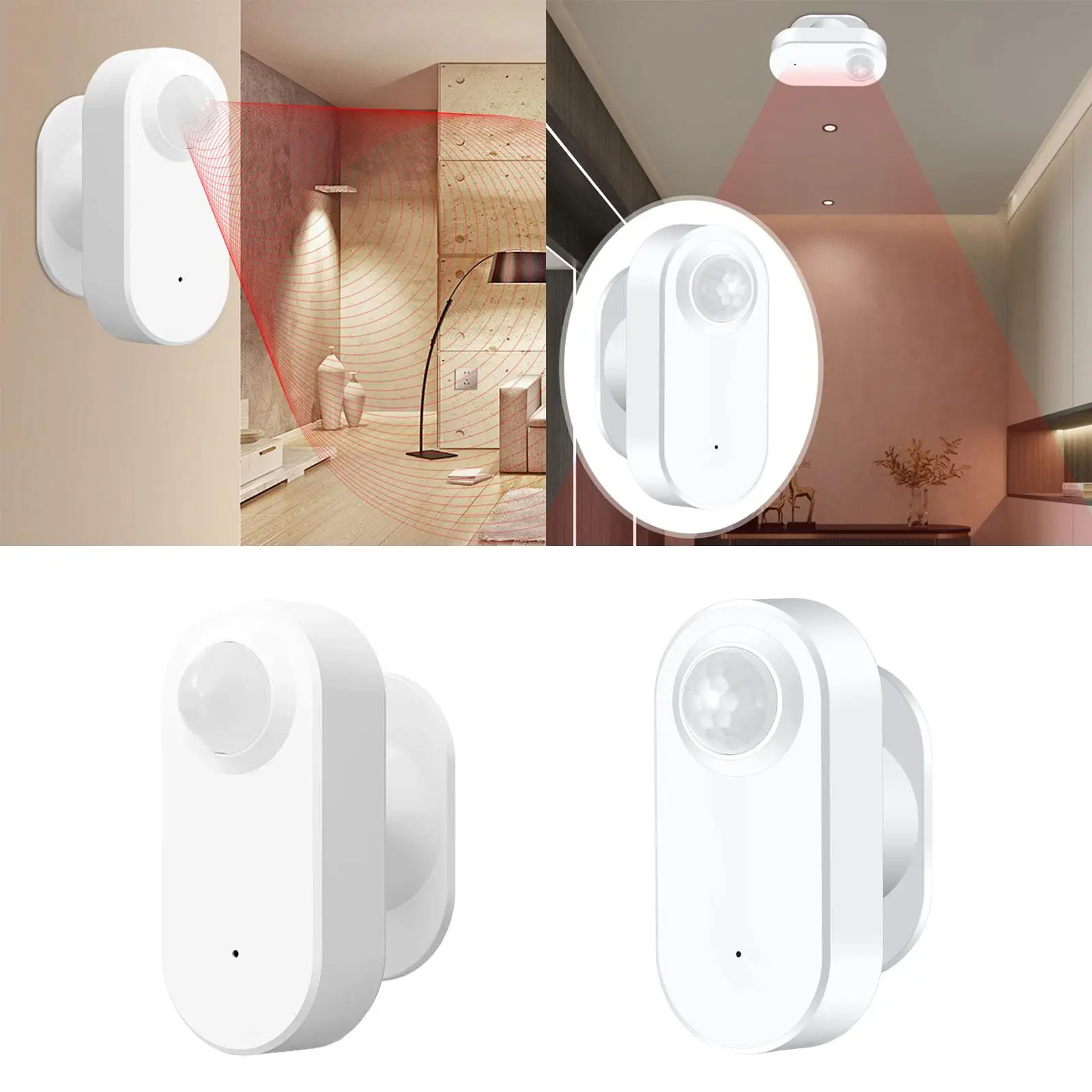 Movimento Sensor Detector de Presença, Sensor de Movimento Humano, Presentes, Acessórios Compactos Profissionais, Interior, Home Security, Ao ar livre