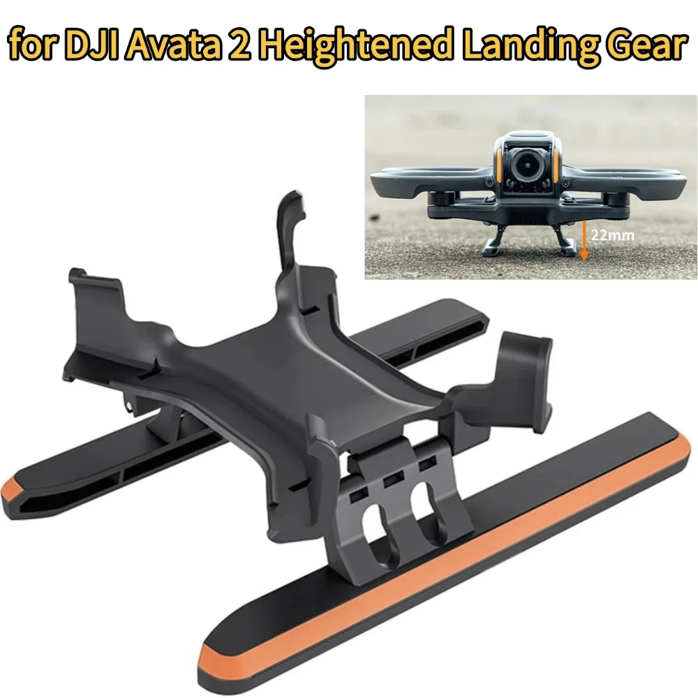 

Chassis Accessories for DJI Avata 2 Heightened Landing Gear 22MM Ground Clearance Safe Landing Preventing Falls Shock Absorption