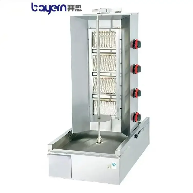 Automatic rotation  Electric  Doner Kebab Machine commercial Shawarma for restaurant1 2 3 4 5 Burner Turkish barbecue machine