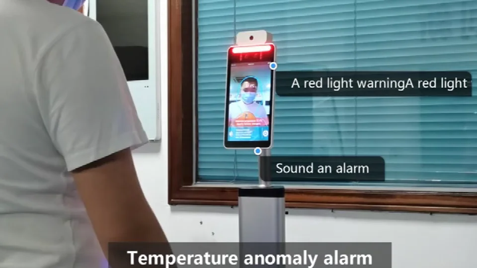8インチ顔認識アクセス制御温度測定マスク検出WiFi And - Face Recognition Access Control Terminal のレビューと価格