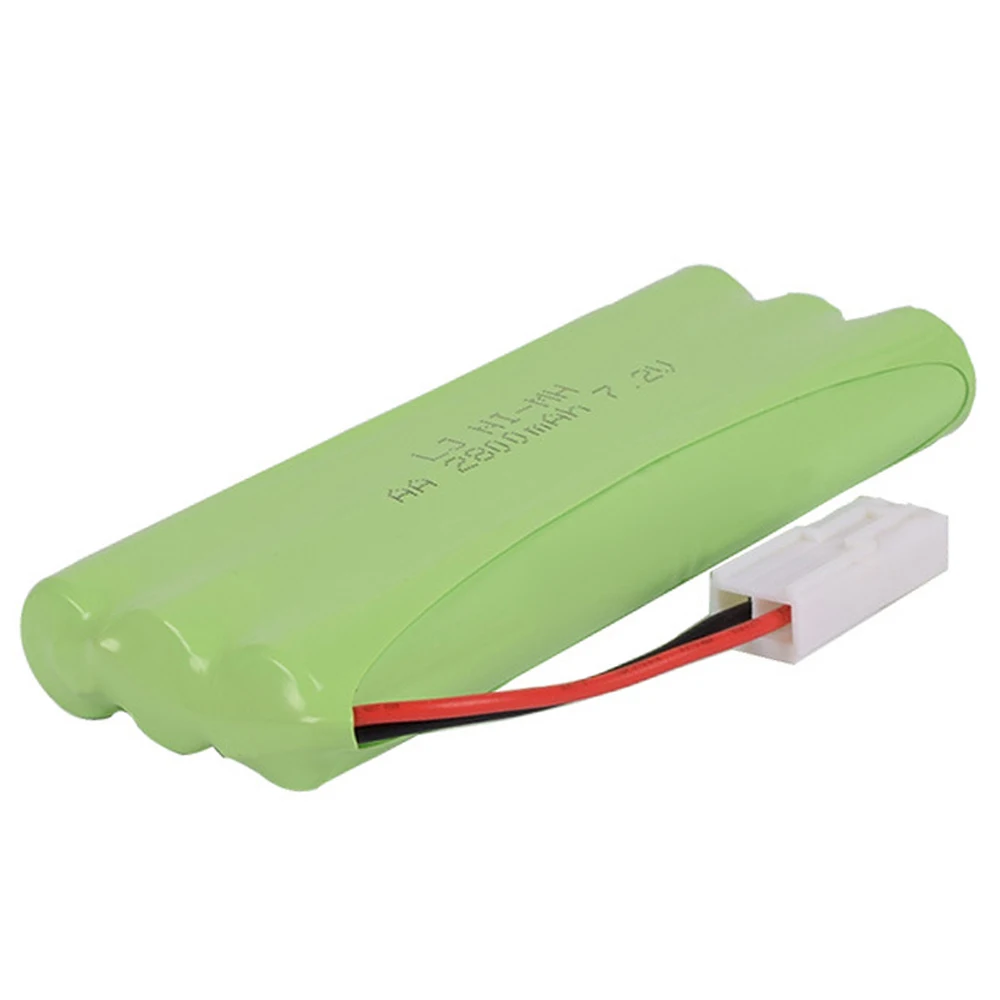 7.2v 2800mah AA NI-MH Battery H model Electric toys battery RC car boat robot rechargeable NiMH batteries with JST/SM/EL-2P PLUG