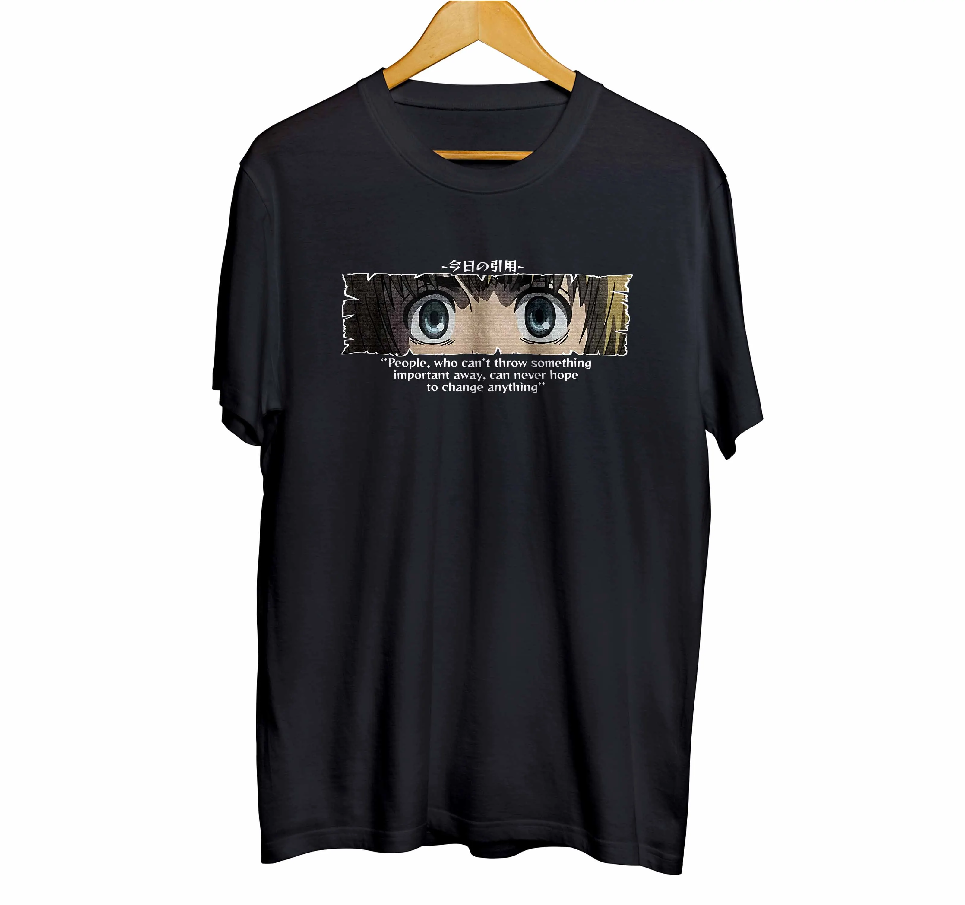 T-shirt distroanime  quote from ARMIN ARLET - ATTACK ON TITAN 100% combed 30s