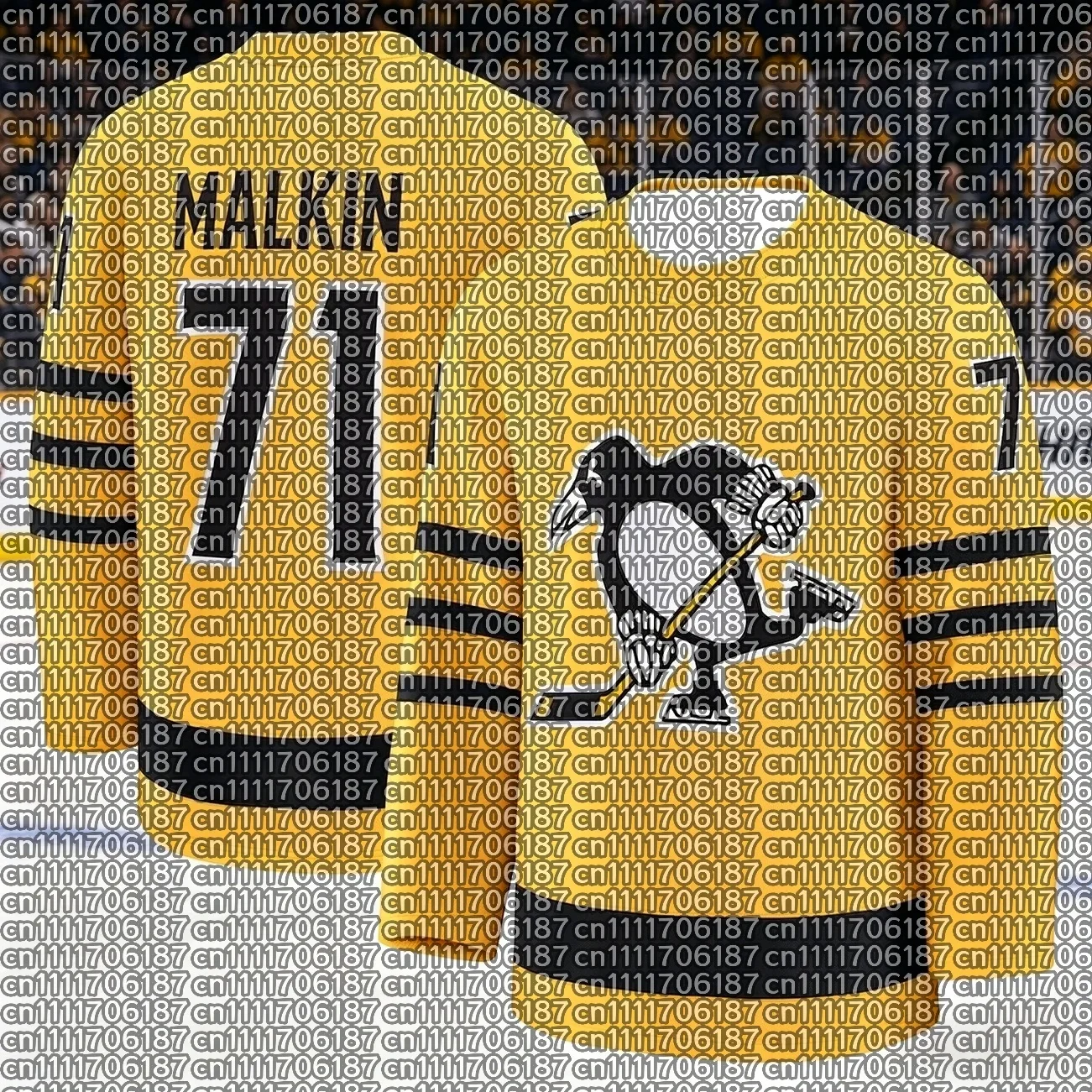 Men's Ice Hockey Training Suit Penguin Team Premium 3D Sports Breathable Quick Drying T-shirt Long Sleeved Family Style