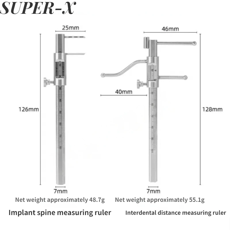 

1 шт. Стоматологическая измерительная линейка, цифровой нониусный зубной имплантат, линейка 20-100 мм, нержавеющая сталь, ортодонтический скользящий штангенциркуль