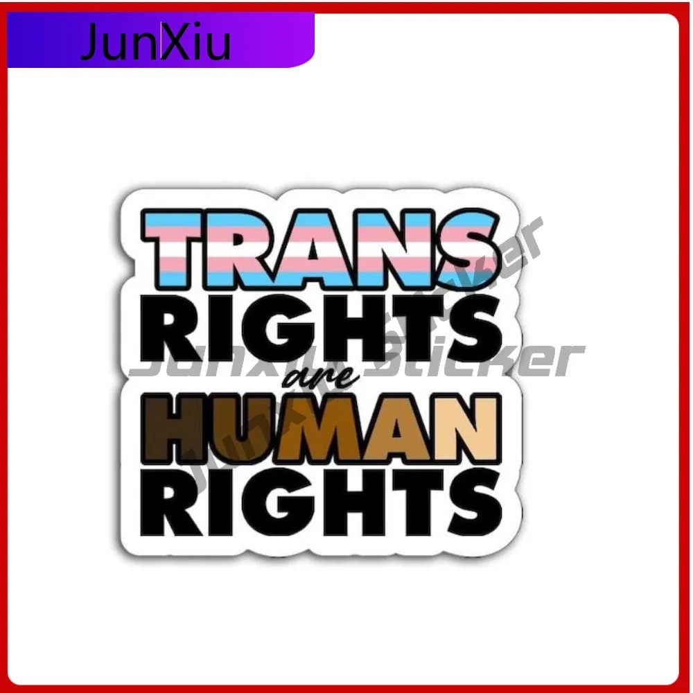 

Trans Rights Are Human Rights Decal Scratch-proof Exterior Sticker Pack Lgbtq Ally Pride Custom Van Stickers And Decals Z1000 Bu