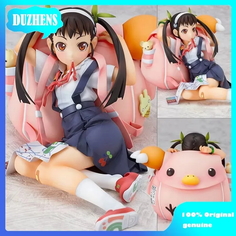

100% Original:Bakemonogatari Hachikuji Mayoi sitting position 1/8 PVC Action Figure Anime Figure Model Toys Figure Doll Gift