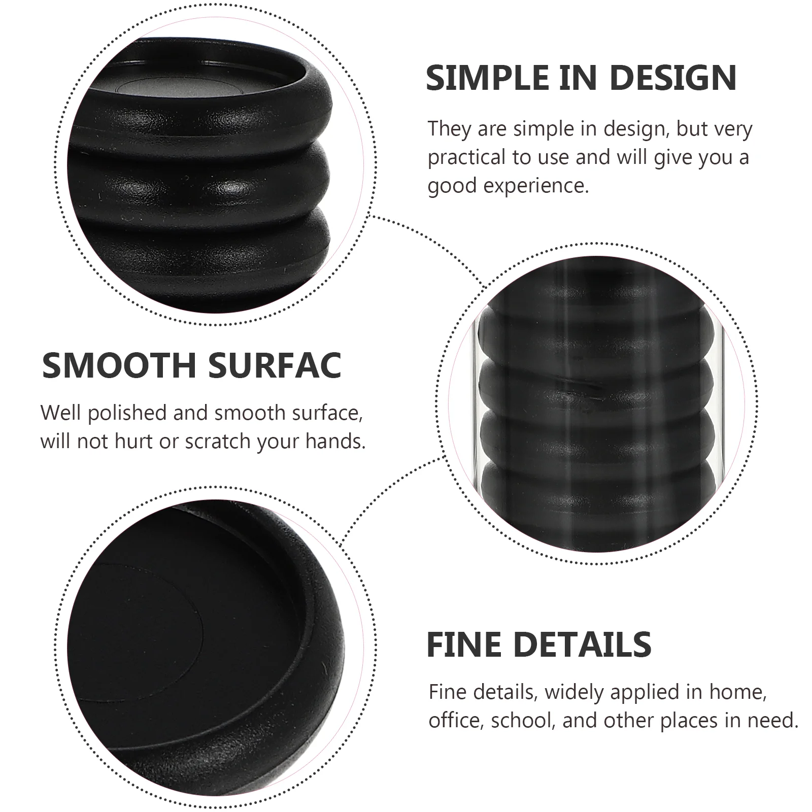 44 Pcs Binder Buckle Binding Buckles Plastic Rings Notepads Expand Adhesive Round Disc Abs Office Card