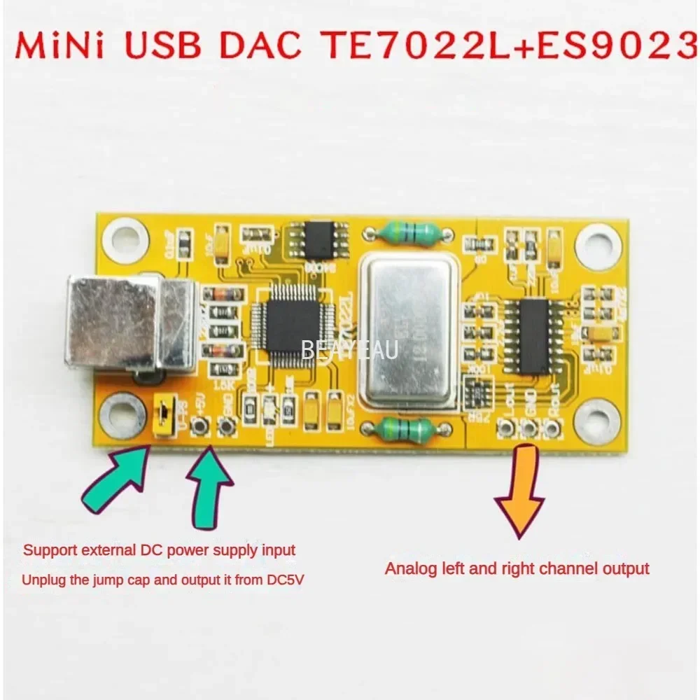 Imagem -02 - Usb para Placa de Saída Coaxial Te7022l Mais Es9023 Dac I2s Suporta 24bit 96khz