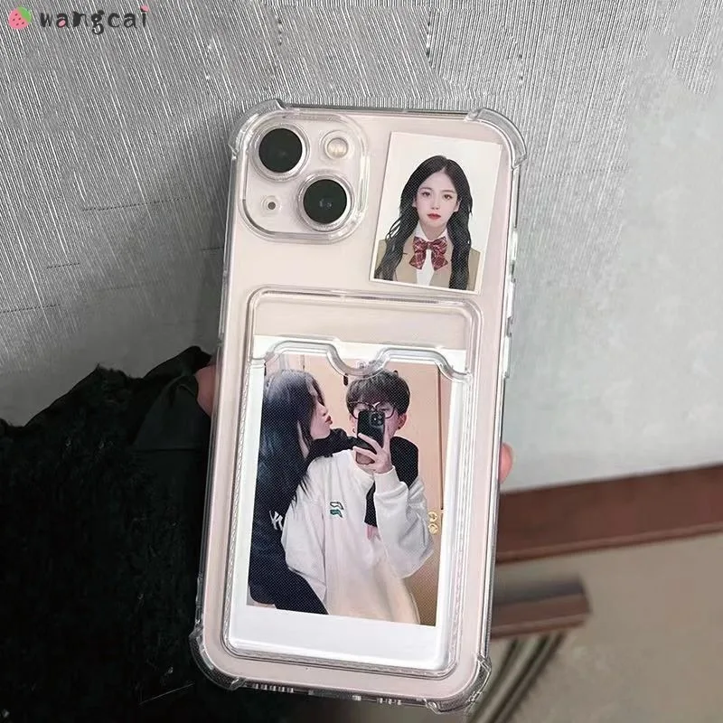 For Realme 10 9 9i 4G Pro Plus 6i 5 5s 5i Phone Case Wallet Put Cards Card Package Transparent Soft Cover