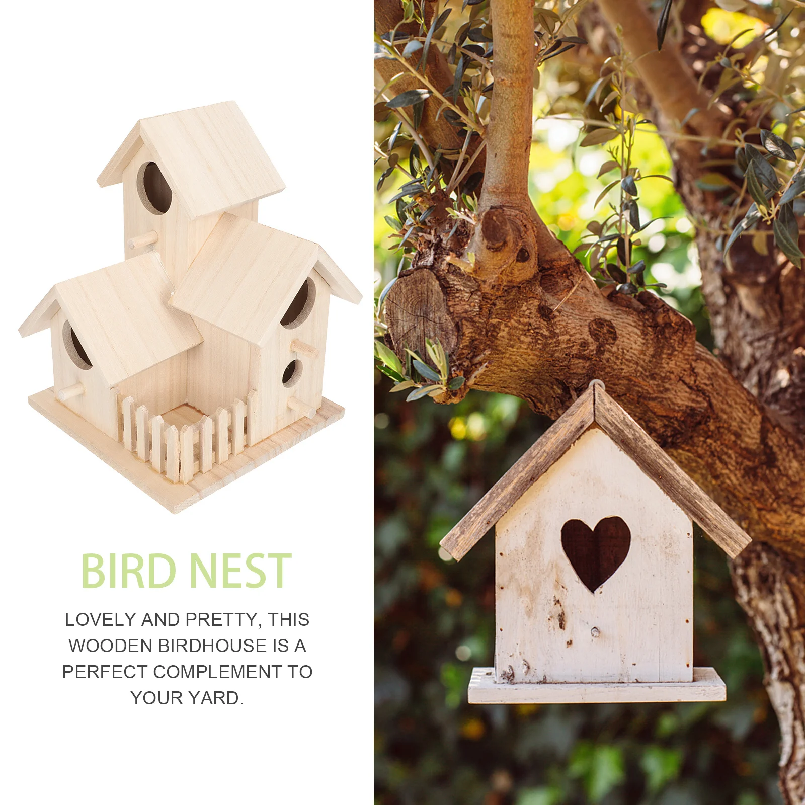 

Bird Breeding Nest Safe Place Build Raise Young Creative Design Exquisite Bird House Birds Hut Hanging Birds House