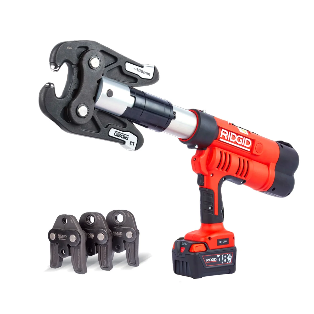 

Electric Hydraulic Crimping Tool With Jaw DN10 DN100 Plumbing Press Tool For Copper Stainless Steel Pipe