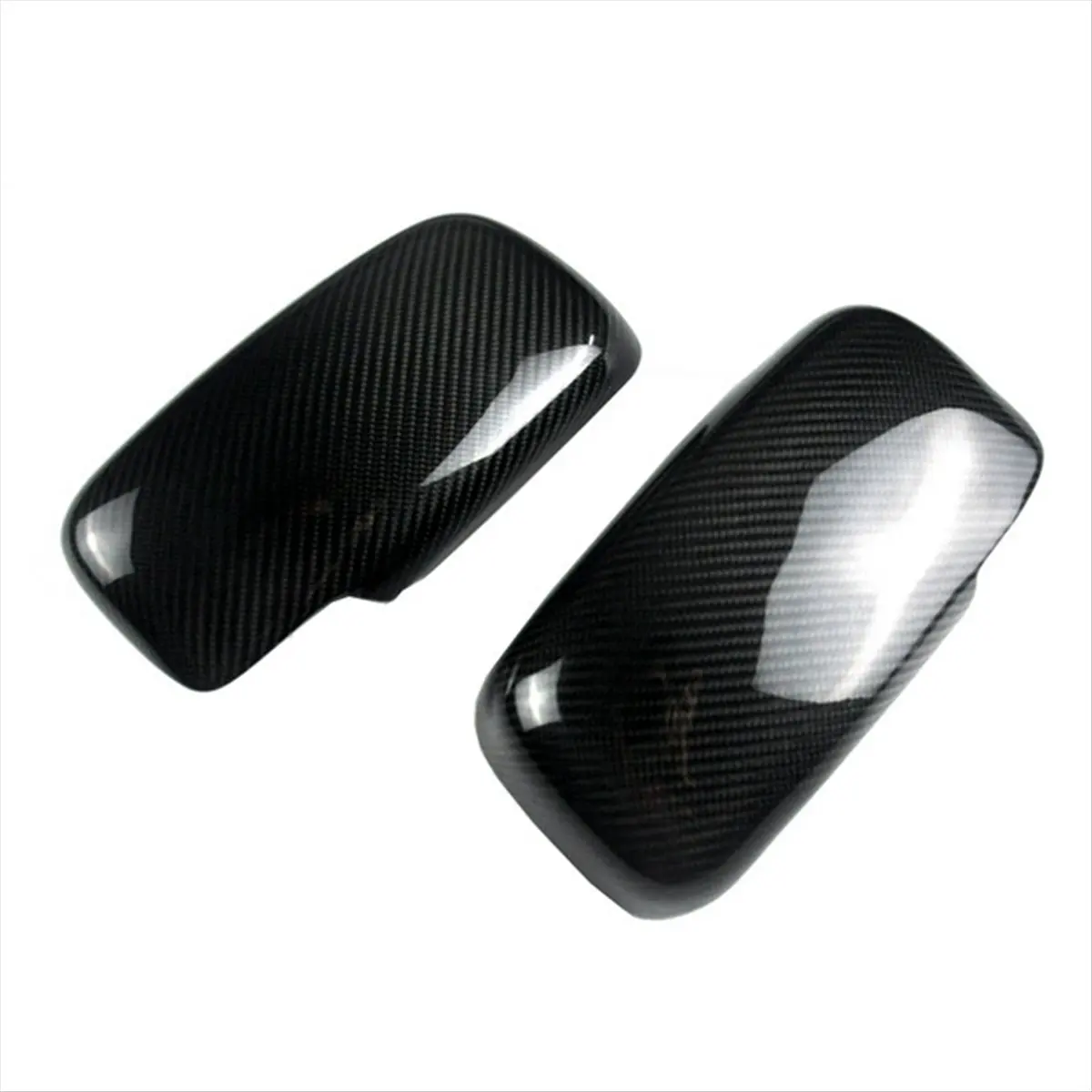 11-Carbon Fiber Car Rear View Mirror Cover Trim for Mitsubishi Lancer EVO 7 8 9Th 2001-2007