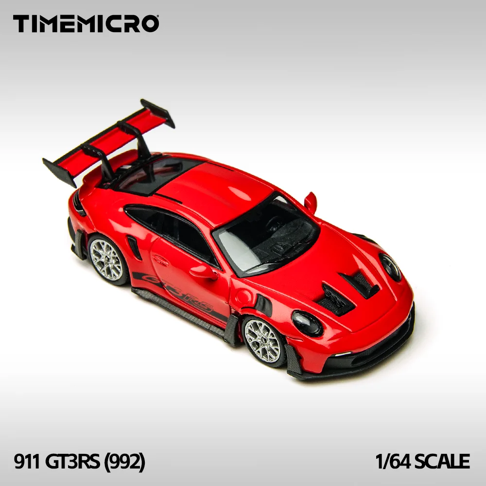 TimeMicro 1:64 Modelo de carro em liga vermelha GT3 RS