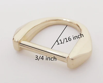 

8pcs D Rings, Bag Findings,Bag Rings,Dog Leash Ring Inner 3/4inch,Inner 1inch DR-018