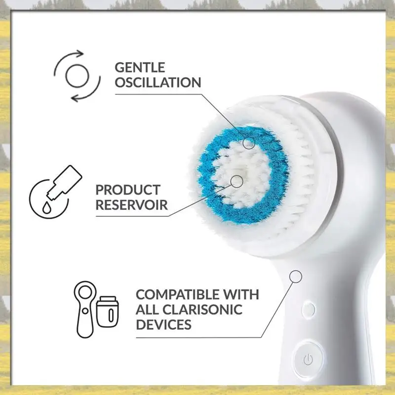 

Hot Sale 4 Pack Brush Head Replacements Deep Pore Face For Clarisonic Mia 1, Mia 2, Mia Fit, Alpha For Smart Profile Uplift And