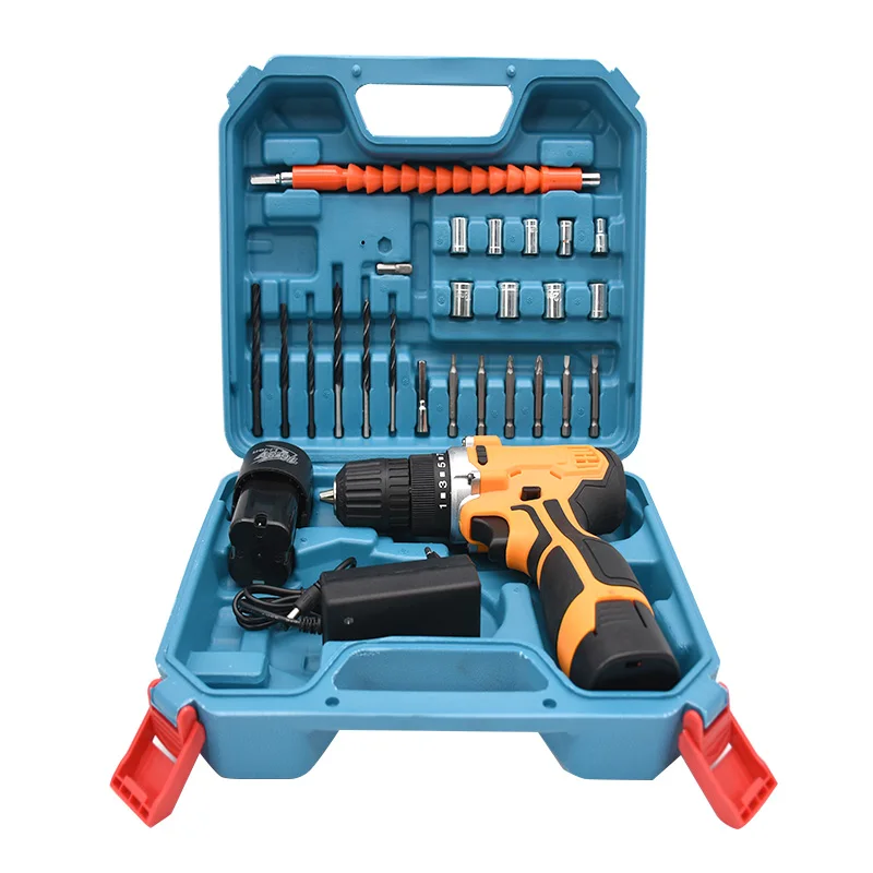 

Electric Drill Tool Set 28 Components 12V/16.8V 19N Torque Hard Case OEM Household Industrial Use 1 Year Warranty