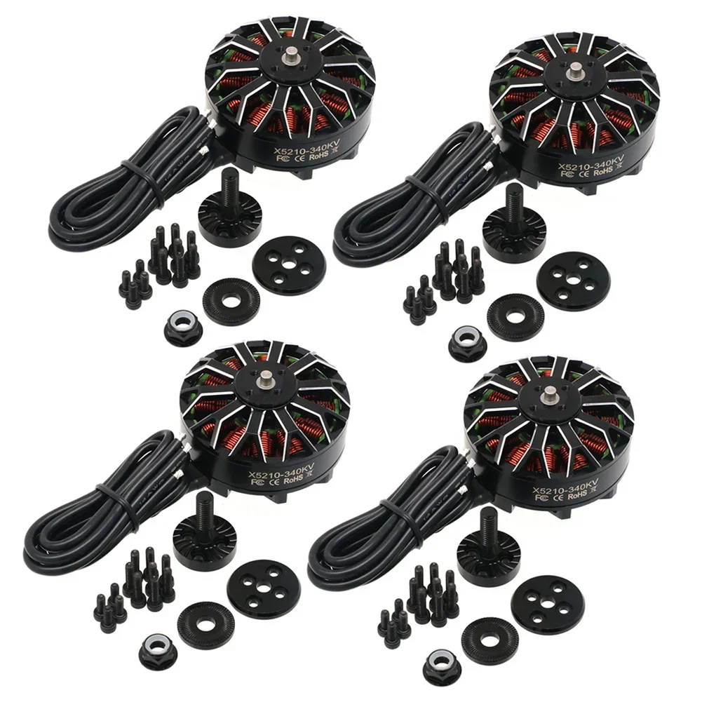 UAngle X5210 5210 500KV 340KV Waterproof Brushless Motor Parts For FPV Multirotor  Motors RC Helicopters Model