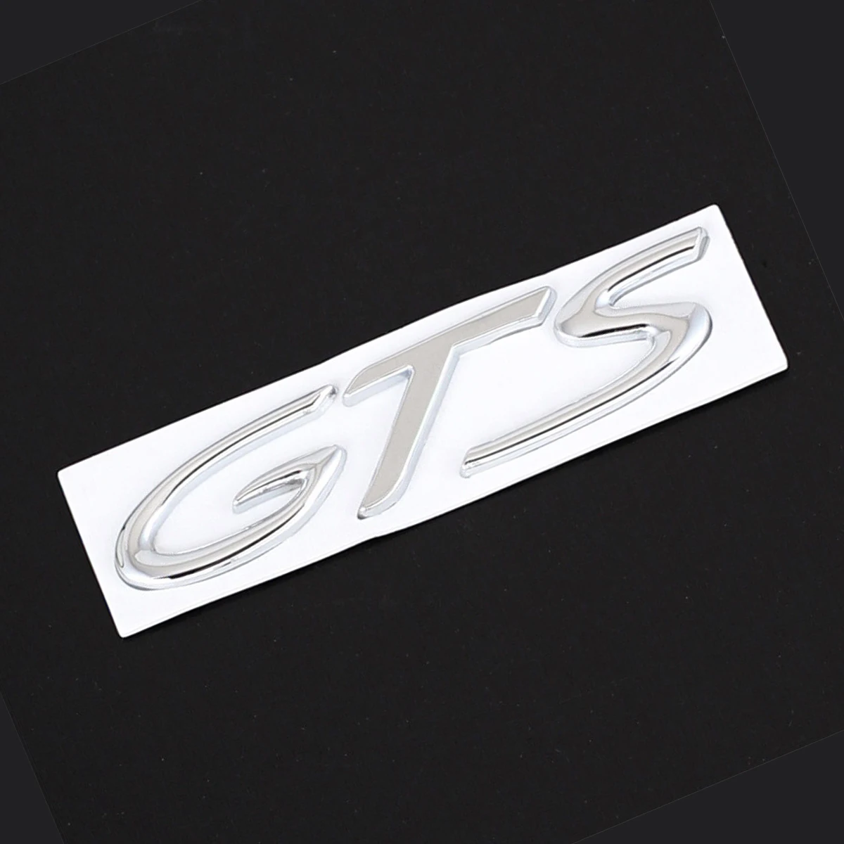 

1 Pieces GTS Logo 911 985 Car Accessories Chrome Nameplate Sticker Emblem Trunk Rear Lid Badge