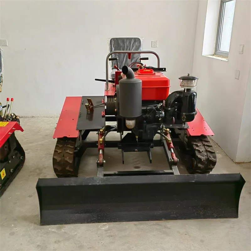 Dual-purpose micro-plough household tractor small seat multi-functional design with new engine motor drought-resistant gearbox
