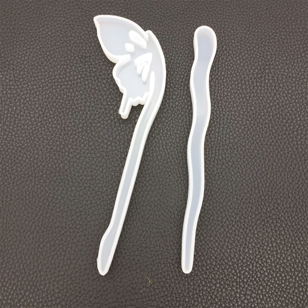 

8 Pcs Hairpin Mold Headdress Making Tools Resin Crafts DIY Jewelry Accessories Bun Shaped Wax Soap Travel Gifts