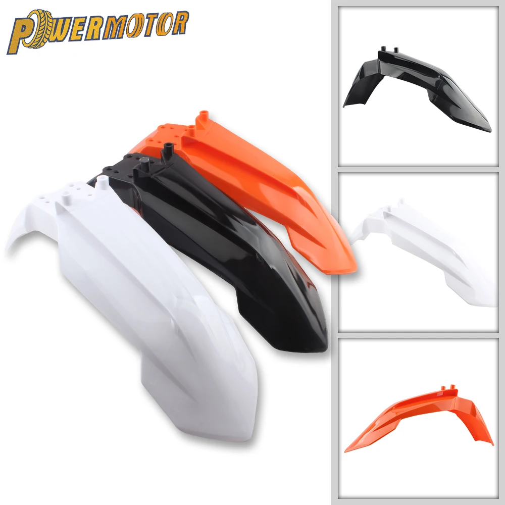 For KTM SX 65 Motorcycle Front Fender Mudguard EXC XC SXF XCW EXCF 2018 Universal Plastic Plate Motocross Modified Parts Enduro
