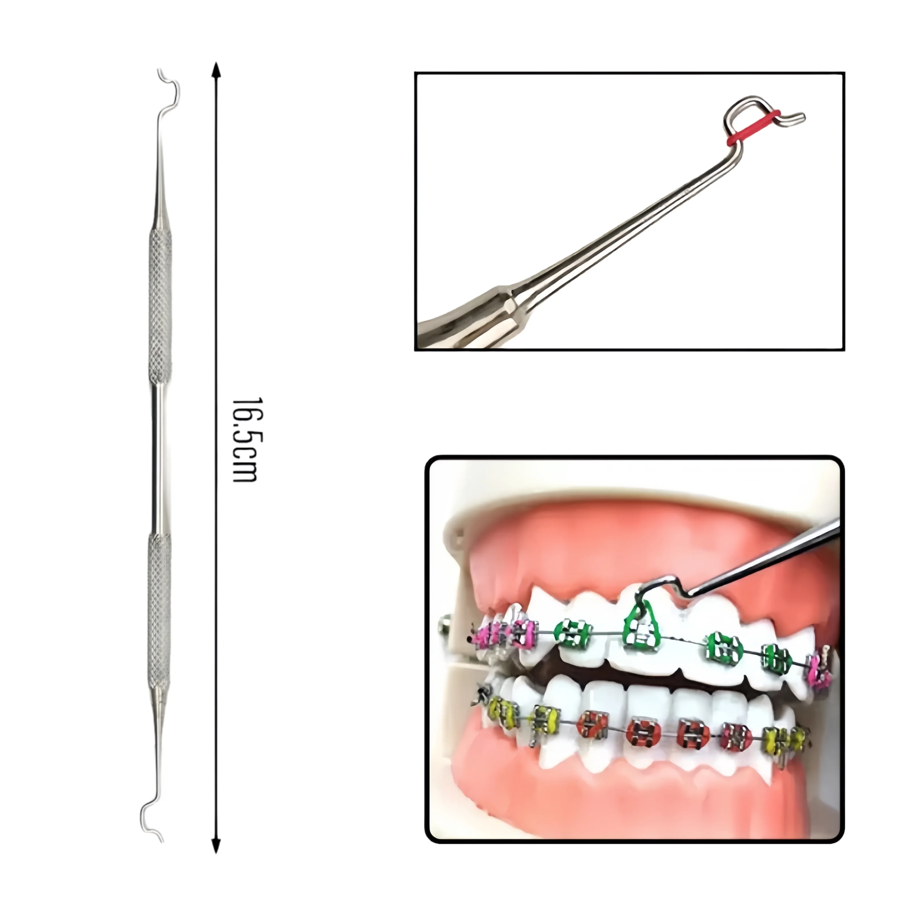

1 шт., стоматологические ортодонтические инструменты, эластичная россыпь, скручивающиеся инструменты, лигатурные завязки, кольцевая россыпь, нержавеющая сталь, антикоррозийный легкий вес