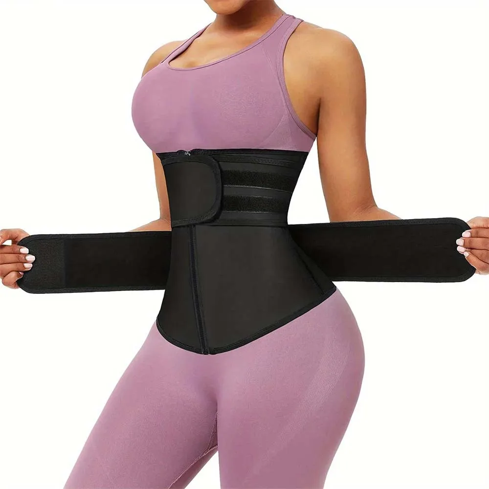 Breathable Neoprene Waist Trainer, Trimmer Belt, Body Shapewear For Women Tummy Control Activewear Shaping Underwear