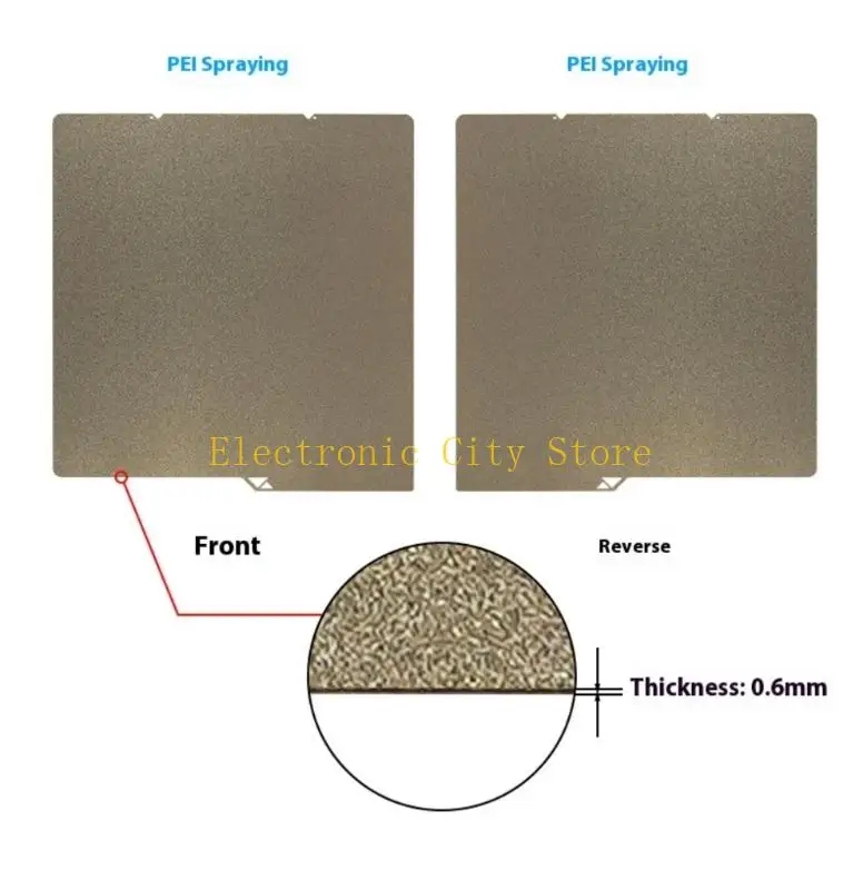 Printer Build Plate Flexible PEI Sheet Easy Installation for S1 Printer HU8D