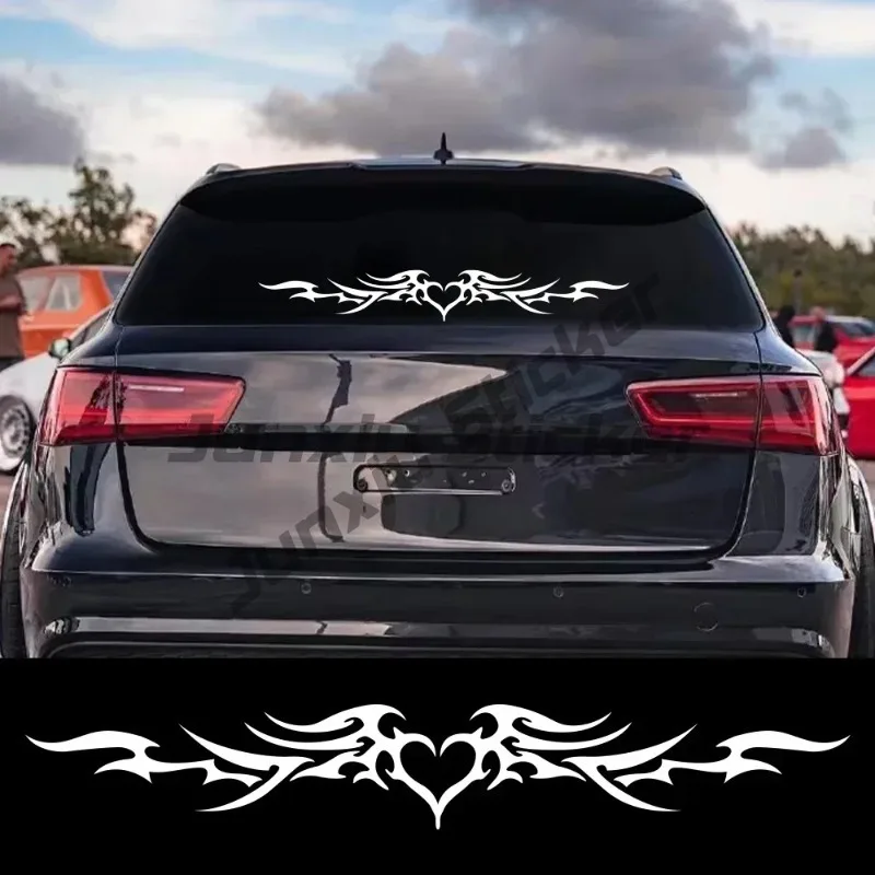 

Universal Heart Shaped Wing Vinyl Decal Sticker for Cars SUV Off Road Auto Tuning Body Decoration Accessories Creative Car Decor