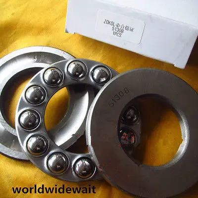1Pc 40 X 78 X 26mm 51308 Axial Ball Thrust Bearing 3-Parts 40*78*26