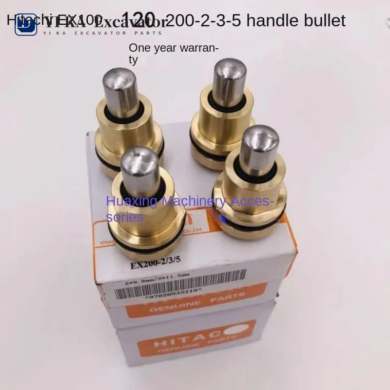 Hitachi Excavator Accessories Bullet Head EX100 120 200-2-3-5 Pilot Control Rod Handle Bullet Head