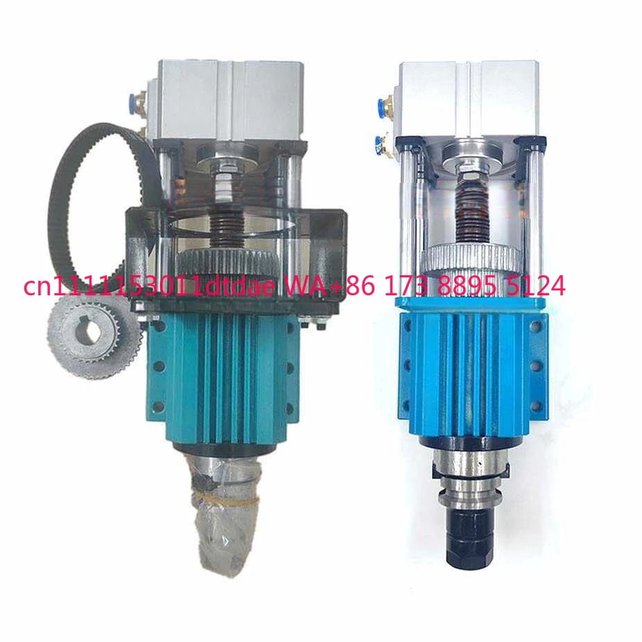 BT30 Unpowered Spindle Cylinder Pneumatic Semi-automatic Tool Changing Spindle Suitable For Carving, Drilling, Metal Re Cutting